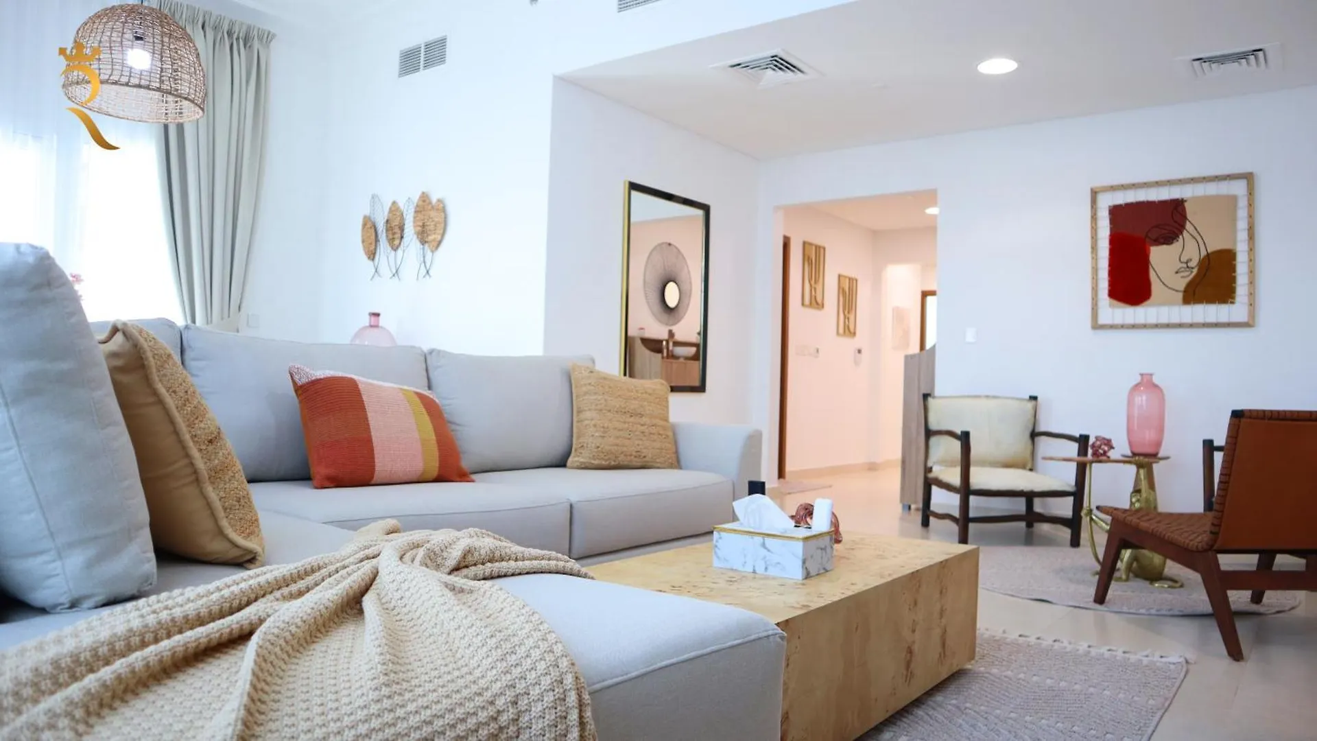Apartman Elegant 2Br Golf View Oasis With Maids Room In Yas Island Abu Dzabi Egyesült Arab Emírségek