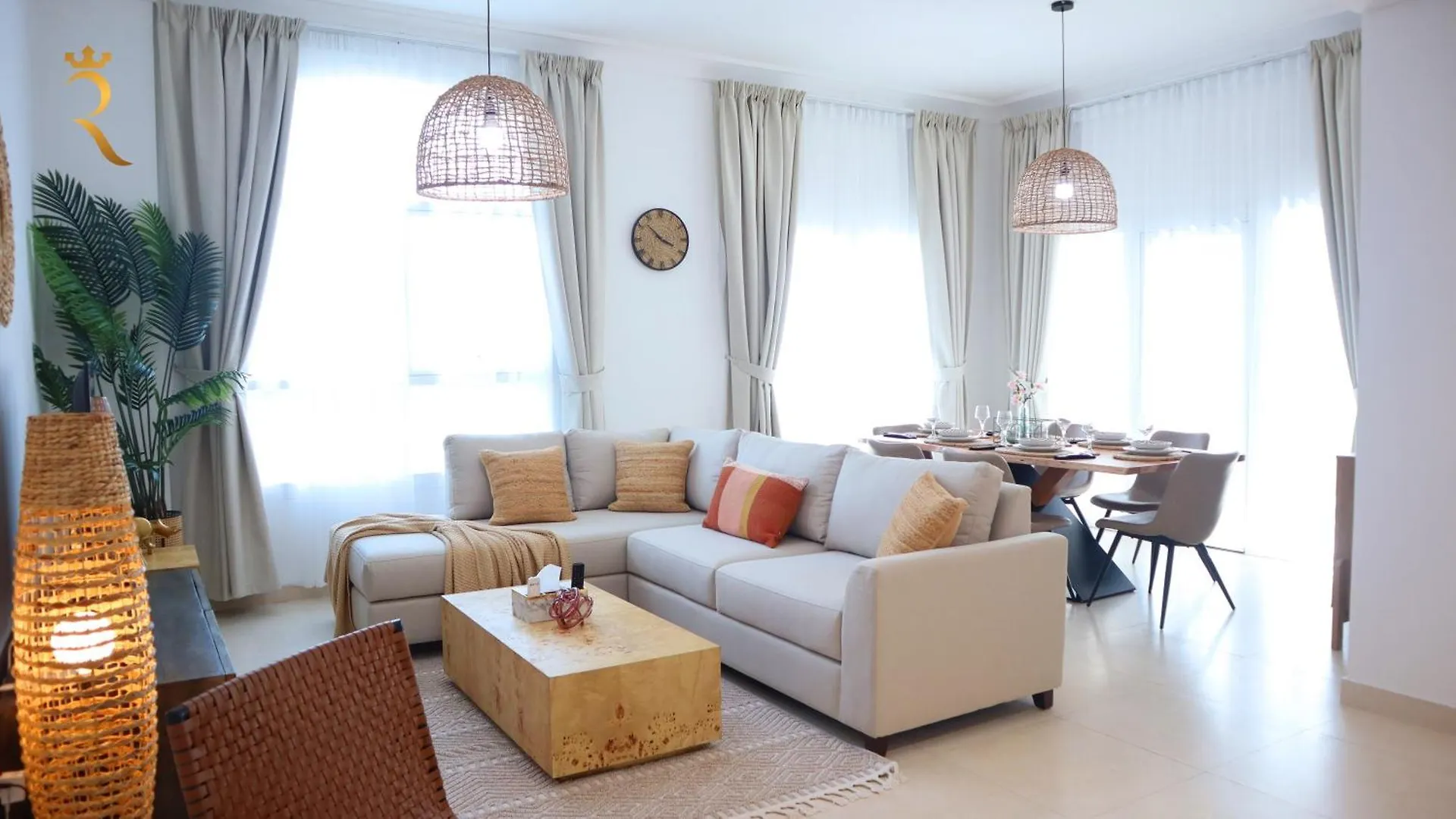 Elegant 2Br Golf View Oasis With Maids Room In Yas Island Abu Dzabi